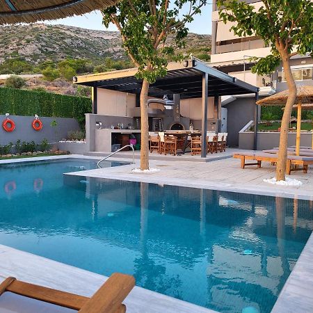 "Stergiou Luxury Apartments" Με Κοινη Πισινα Saronida Bagian luar foto