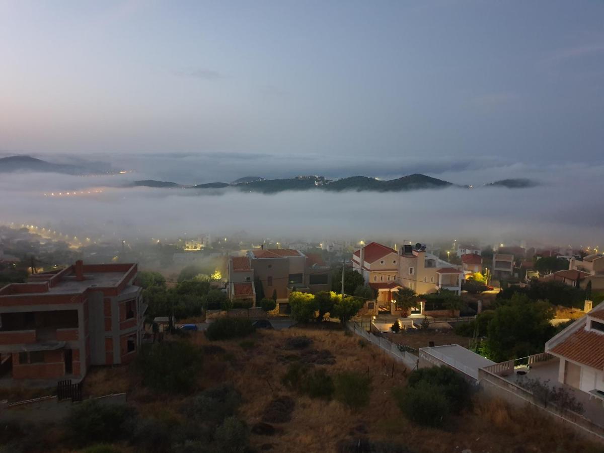 "Stergiou Luxury Apartments" Με Κοινη Πισινα Saronida Bagian luar foto